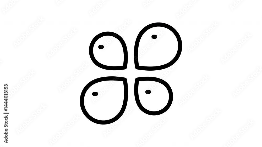 infographic elements animated icon