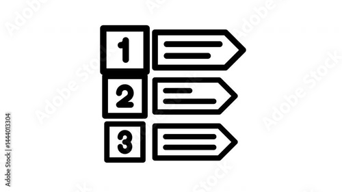 infographic animated icon