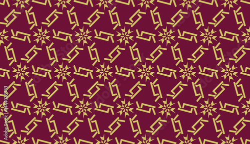 For interior wallpaper, smart design, fashion print.Vector seamless illustration with pattern in triangles style.
