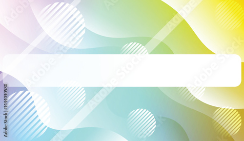 Blurred Decorative Design In Abstract Style With Wave, Curve Lines, Circle, Space for Text. Fluid shapes composition. For Design Flyer, Banner, Landing Page. Vector Illustration