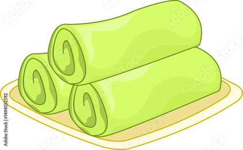 Illustration of Local Indonesian Food photo
