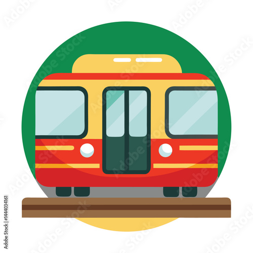 Subway icon isolated on white background
