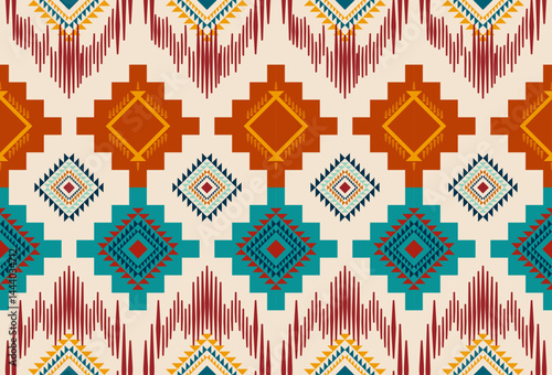 embroidery abstract Traditional geometric ethnic fabric pattern ornate elements with ethnic patterns design for textiles, rugs, clothing, sarong, scarf, batik, wrap, embroidery, print, curtain, carpet
