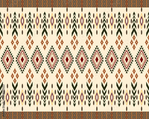 embroidery abstract Traditional geometric ethnic fabric pattern ornate elements with ethnic patterns design for textiles, rugs, clothing, sarong, scarf, batik, wrap, embroidery, print, curtain, carpet