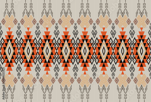 embroidery abstract Traditional geometric ethnic fabric pattern ornate elements with ethnic patterns design for textiles, rugs, clothing, sarong, scarf, batik, wrap, embroidery, print, curtain, carpet
