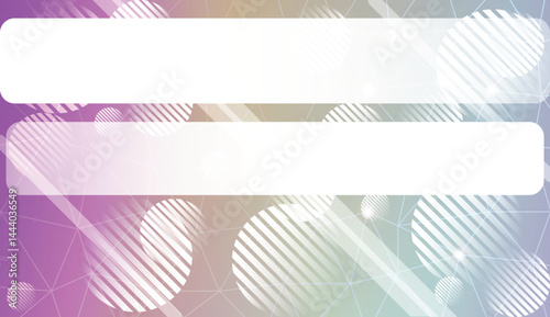 Modern geometrical abstract background with triangles, line, circle, space for text elements For textures or wallpaper. Vector illustration. Light Gradient Abstract Background.