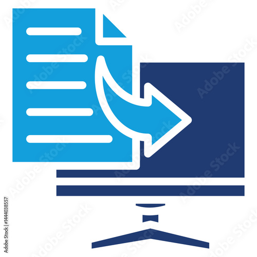 Data Entry Icon Element For Design