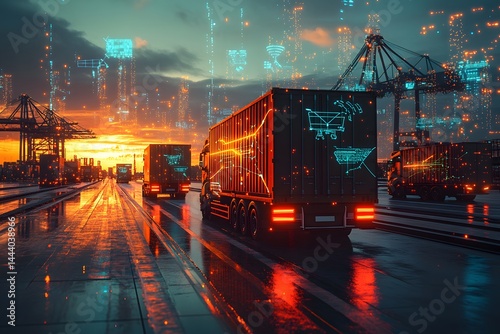 Modern 3PL logistics system optimizing transportation, freight solutions, and smart supply chain integration
