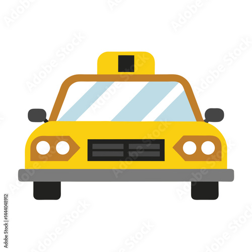Taxi icon isolated on white background