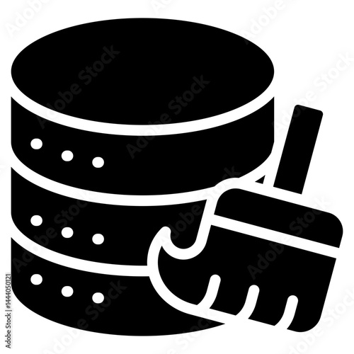 Data Cleaning Icon Element For Design