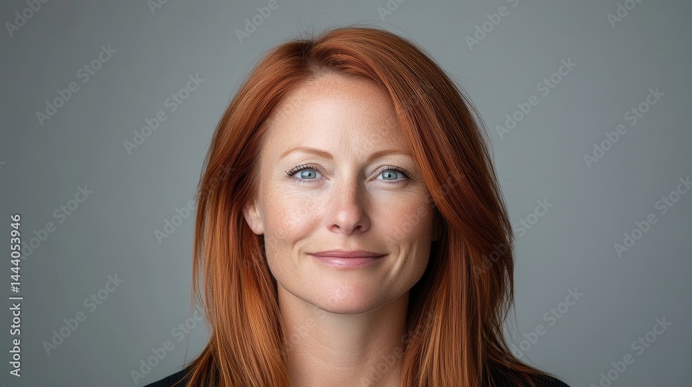 Confident woman with a friendly expression Confident woman with a friendly expression