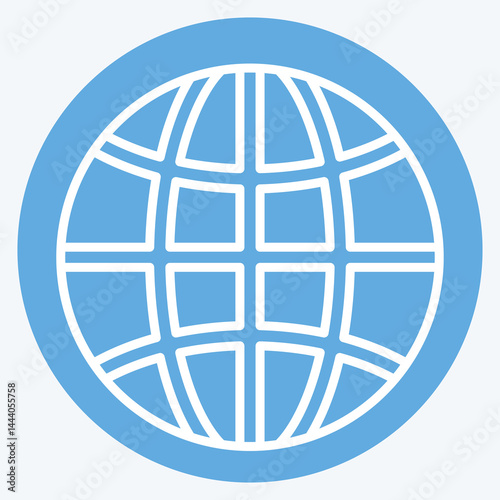Icon Network. related to Download symbol. blue eyes style. design editable
