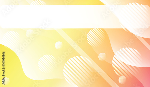 Fluid shapes composition with Abstract Wavy Background with Lines, Circle. For Business Presentation Wallpaper, Flyer, Cover, Landing Page. Vector Illustration with Color Gradient.