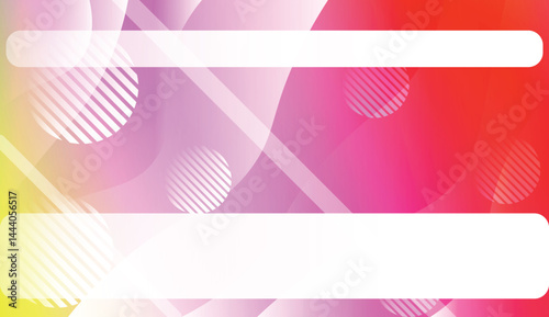 Geometric Pattern With Lines, Wave. For Your Design Ad, Banner, Cover Page. Vector Illustration with Color Gradient.