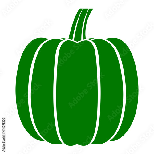 Isolated Pumpkin Flat Icon Colorful Harvest Vegetable Clipart Beneficial Vegetables Icon Vector Illustration on Transparent Background PNG Image
