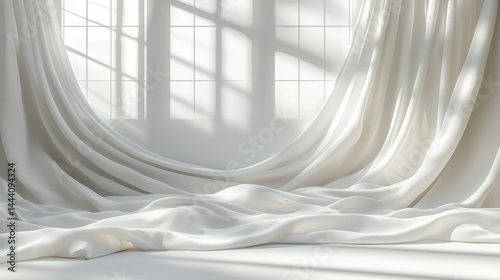 Minimalist elegant white background with soft nuance background jpeg