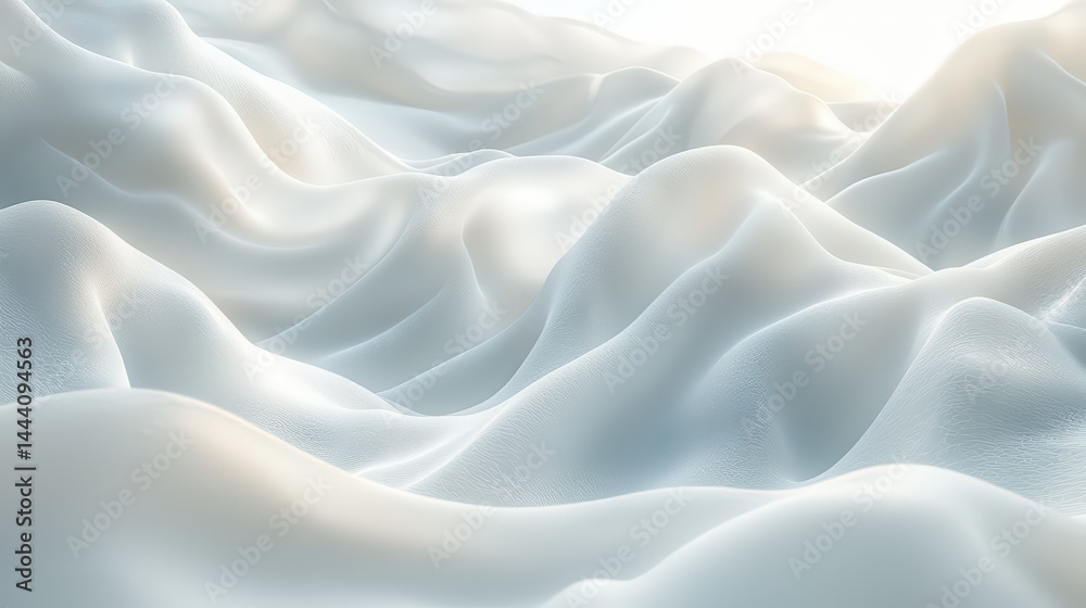 Fototapeta premium Minimalist frosted white backdrop with airy light background jpeg