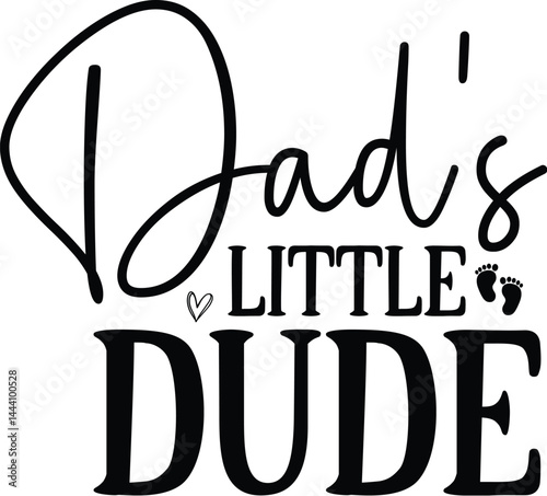 Dad's little dude svg