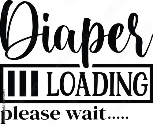 Diaper loading please wait svg