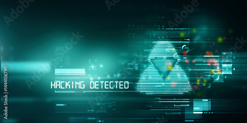 

2d illustration Cyber crime and internet privacy hacking. Network security, Cyber attack, Computer Virus, Ransomware, and Malware Concept
