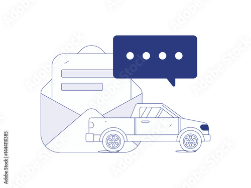 Buy insurance for car flat character vector concept operation illustration
