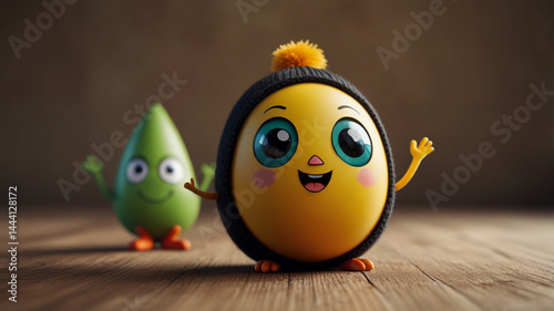 easter egg with chicken