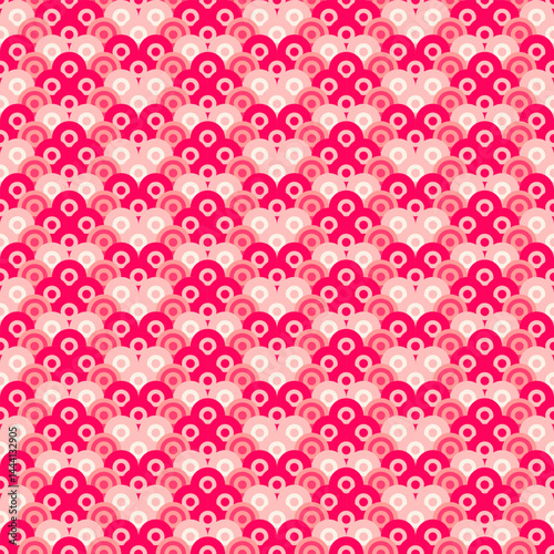 Japanese seamless pattern vector in oriental geometric style. Abstract Asian vector creative motif. 