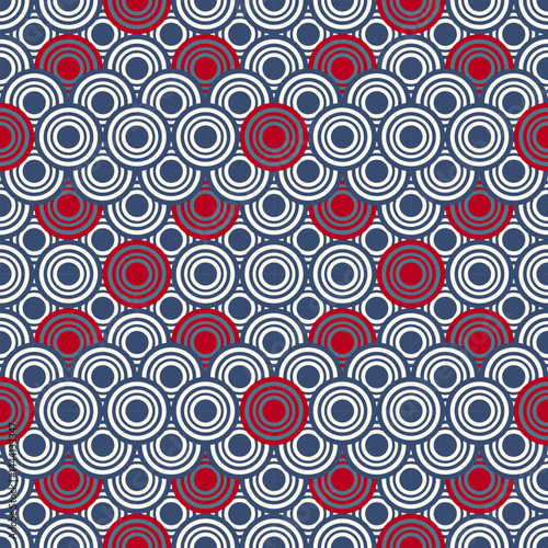 Japanese seamless pattern vector in oriental geometric style. Abstract Asian vector creative motif. 