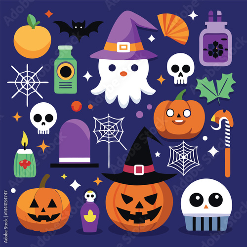 halloween seamless background