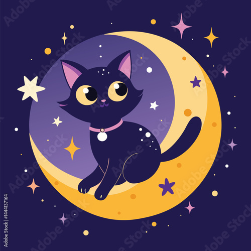 moon and stars