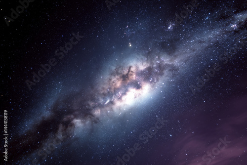 Milky Way Galaxy in the Night Sky