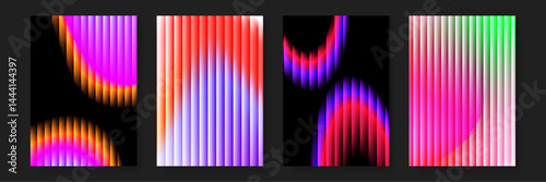 Abstract colorful backgrounds with vertical lines suitable for presentations, websites, social media, and graphic design projects needing vibrant visuals.