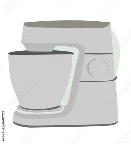 vector illustration stand mixer.Food processor