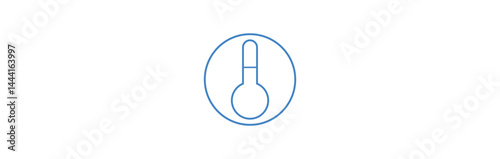 Thermometer icon. Thermometer with temperature scale, Temperature icons vector set .