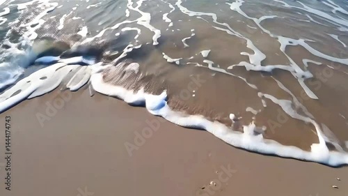 seagulls on the beach