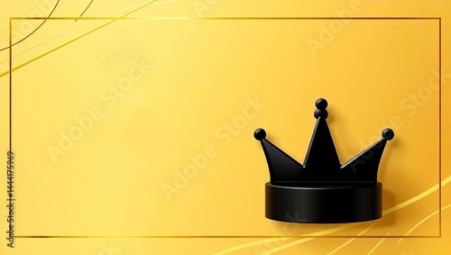 Exquisite VIP Invitation Design Featuring a Crown A Premium Event Invitation for 2025