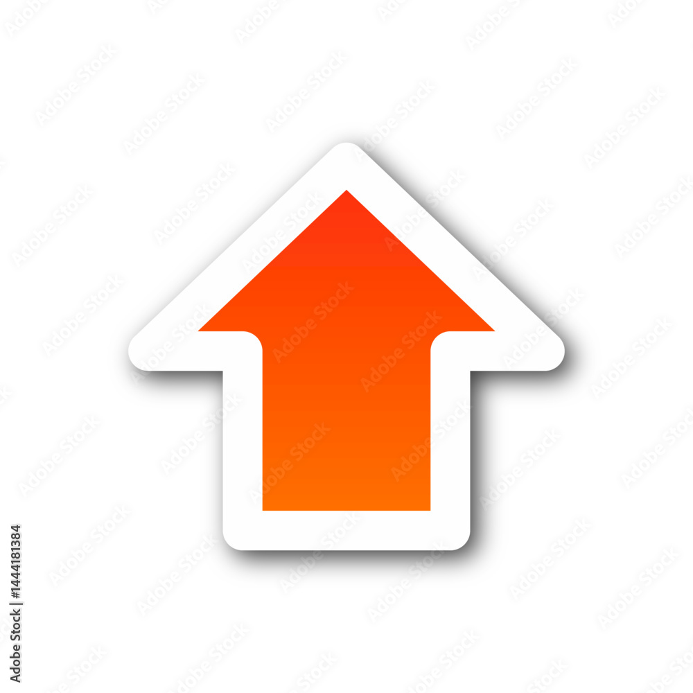 upward arrow design element upward arrow design element