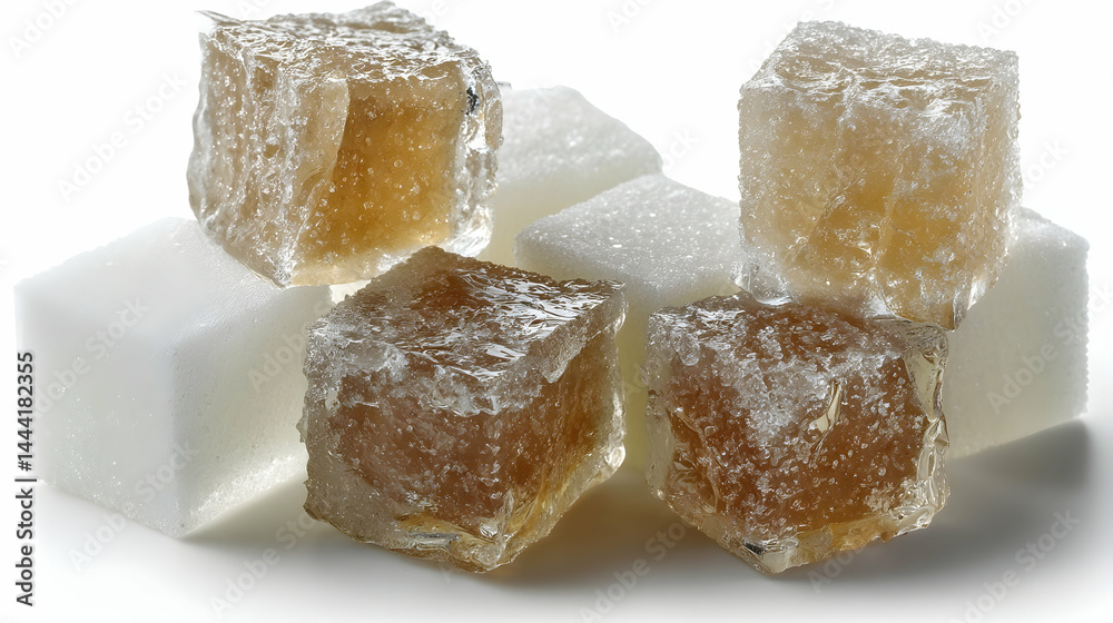 Sugar Isolated On White Sugar Isolated On White