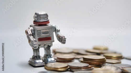 Innovative concept of ai hyperautomation transforming financial advisory services for enhanced client experience