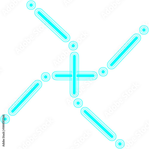 Abstract HUD sci-fi line connect futuristic
