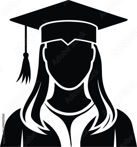 female graduate with cap