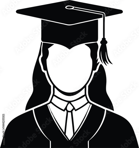 male graduate in cap and gown