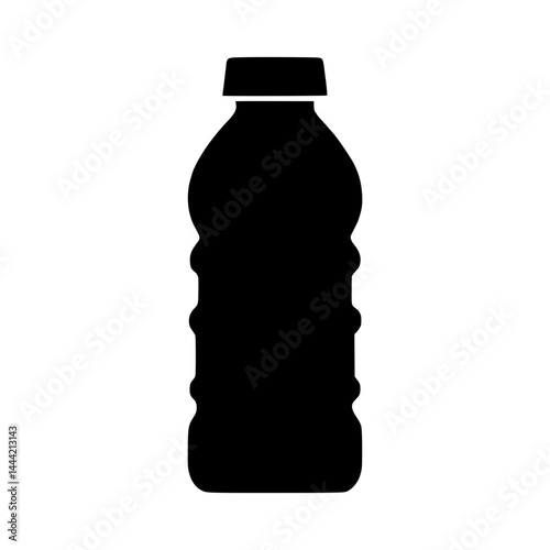 Water Bottle Silhouette Icon