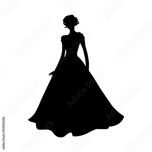 Elegant Wedding Silhouette - Bridal Fashion
