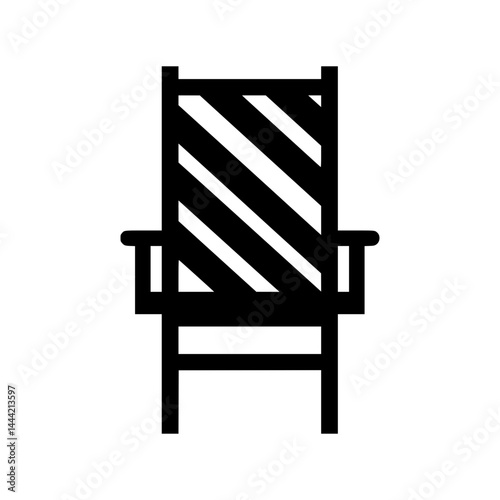 Simple Beach Chair Icon