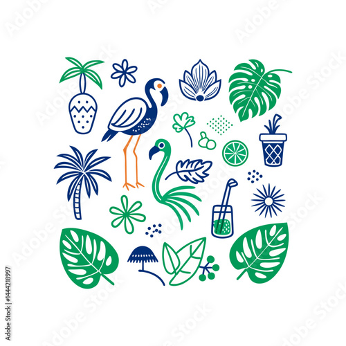 Tropical Doodle Collection