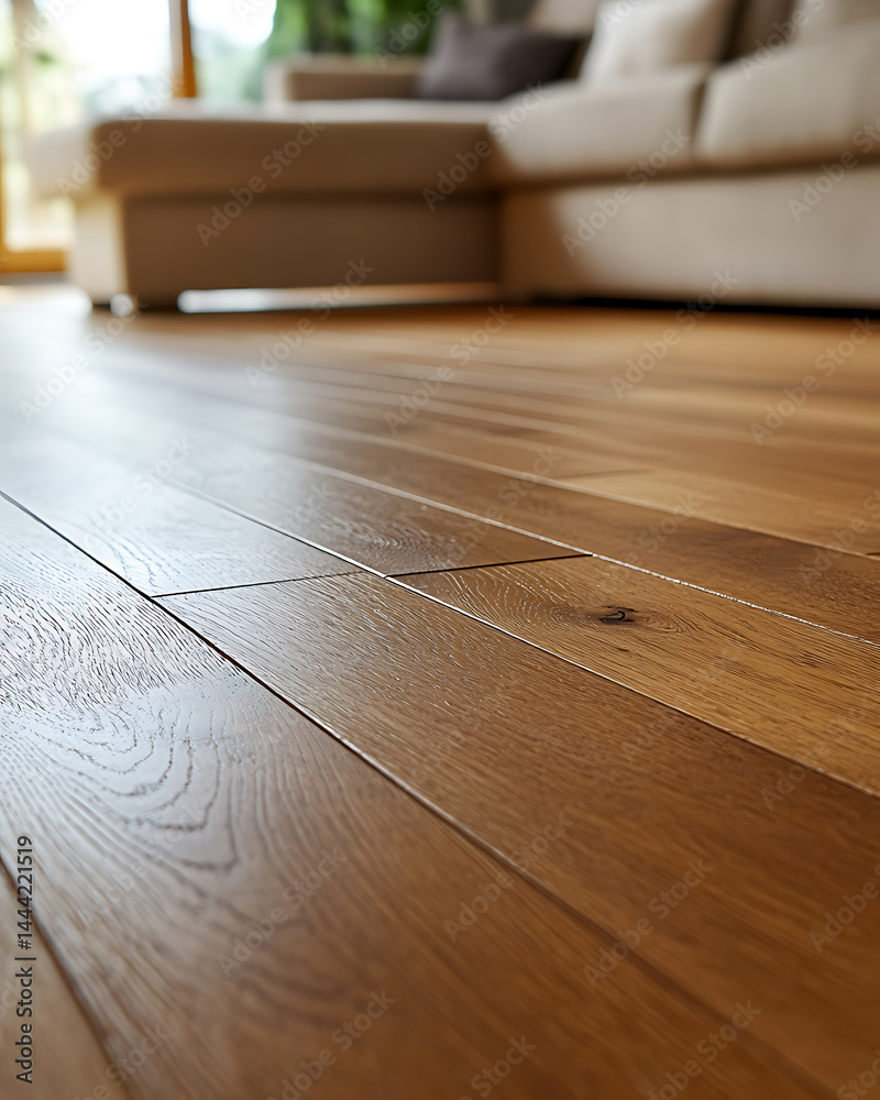 Modern Living Room with Wooden Flooring