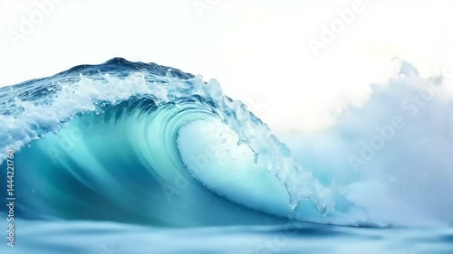 Wallpaper Mural Stunning turquoise wave crashing in perfect curl. Torontodigital.ca