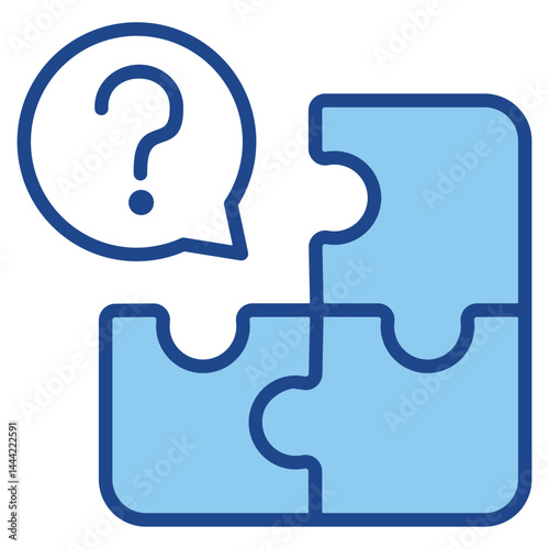 Brain Teaser Icon Single Vector Collection 