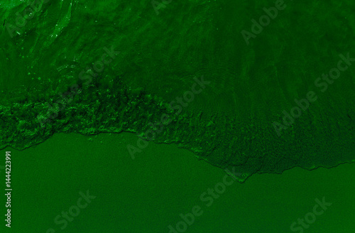Obraz na płótnie dark green beach, top view w salonie